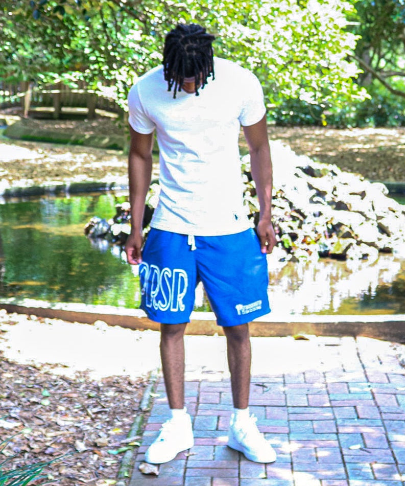 Blue PRSR shorts